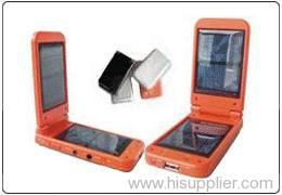 Foldable solar mobile charger