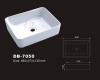 Rectangular Vessel Sink, Bathroom Vessel Sink,Rectangle Bathroom Sink,Rectangular Bath Sink,Hand Washbasin