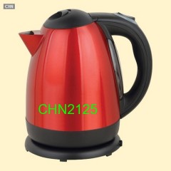 red stainless steel kettles