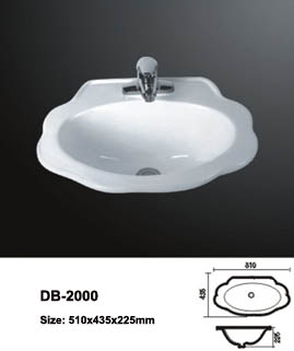 Drop Down Sink,Above Sink,Drop In Basin,Above Counter Basin,Porcelain Drop In Sink,Ceramic Drop In Washbasin