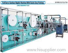 full servo sanitary napkin machine