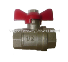 brass aluminum lever ball valve