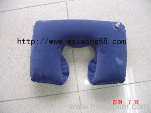 inflatable pillow , flocked pillow , PVC inflatable pillow