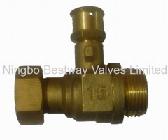 brass locking ball valve