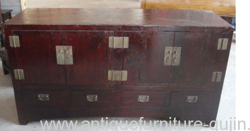 oriental antique wood cupboard