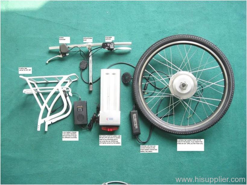 lithium battery e bike kits