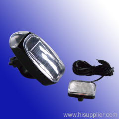 Solar powered headlight