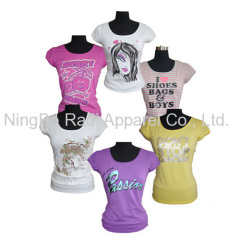 100% cotton Ladies T-shirt