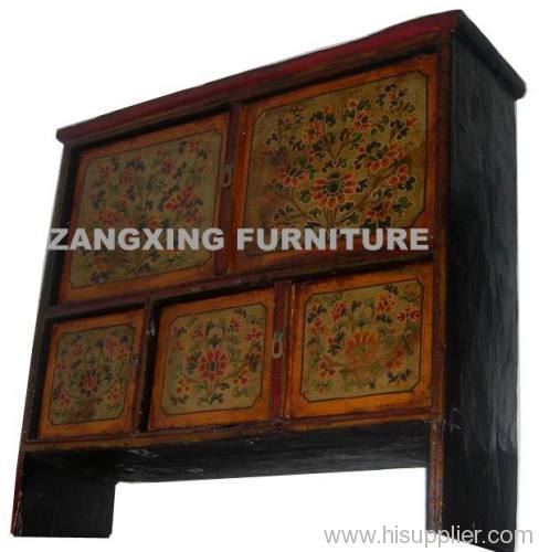 antique wooden cabinet tibet