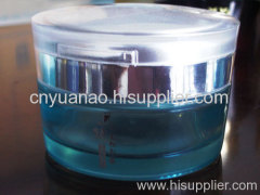 round	glass	gel	jar	blue