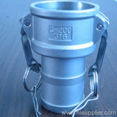 stainless steel camlock coupling - C