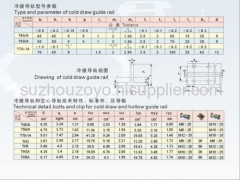 elevator part:cold draw guide rail