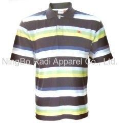 100% cotton men's short sleeve Polo-shirt