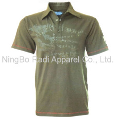 pique mesh Polo-shirt