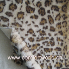 Fake Fur Garment Fabric Printed