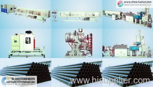 HDPE large caliber gas duct and water pipe production line