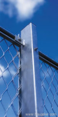 Channel Expanded Metal Fence