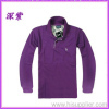 Long sleeve polo shirt