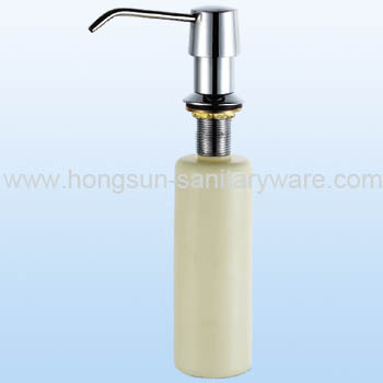 wall-mounted soap dispenser