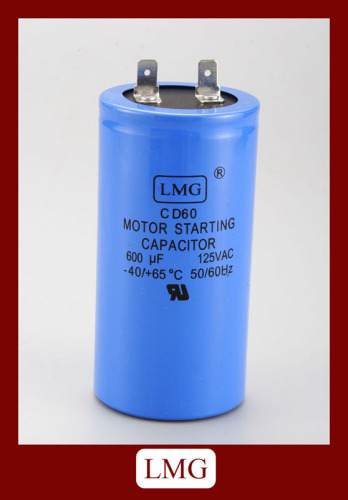 Motor starting capacitor