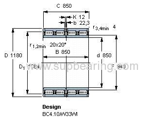 BC4-8021/HB1 BEARING