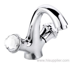 Double Cross Handle Kitchen Tap