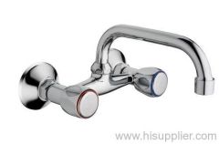 Wall Mounted two wheel faucet