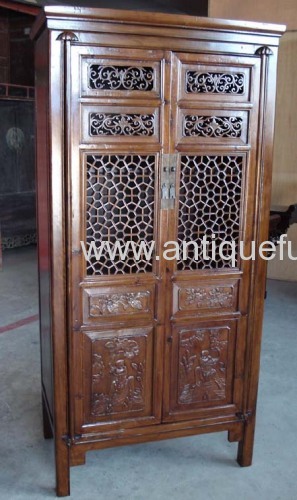 antique carved armoire