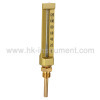 V-shaped glass thermometer