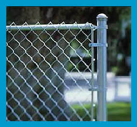 galvanized chain link fences