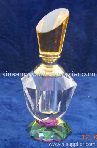 crystal perfume bottle