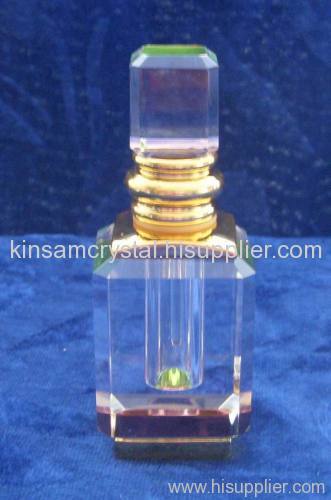 crystal perfume bottle