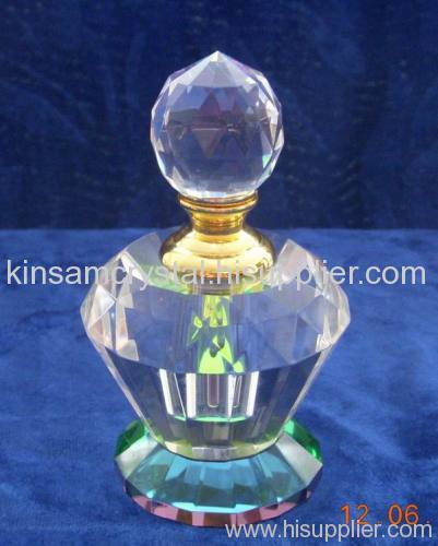 crystal perfume bottle