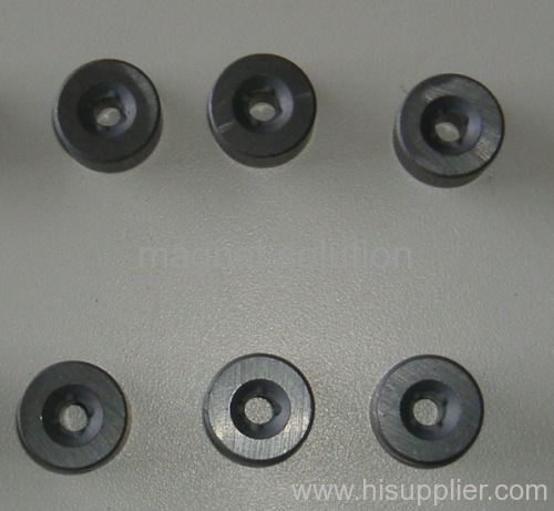 isotropic multi pole ferrite ring magnets