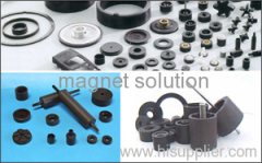 plastic ferrite multi pole ring magnets