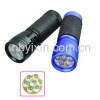 7 LEDs Aluminum Flashlight