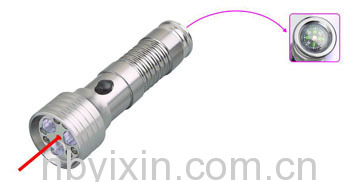 6+3+1 Laser Pointer Flashlight