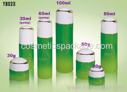 Skincare Glass Bottle with pump