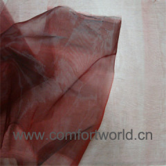 Red Organza Curtain Fabric