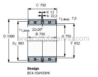 BC4-8066/HA3 bearing