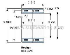 NNUD 60/750 M bearing