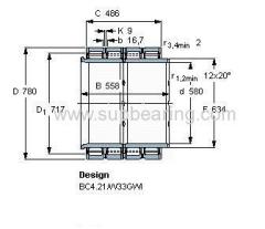 BC4-8013/HA4 bearing