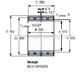 BC4-8007/HB1 bearing