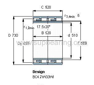 BC4-8009/HB1 bearing