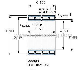 BC4B 326853/HB1 bearing