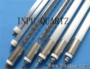 Far infrared quartz heating elements