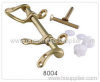 Brass bar toilet seat hinge