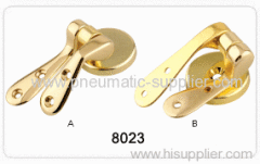 Brass toilet seat hinge