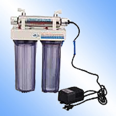 UnderSink Filter with UV Bulbs