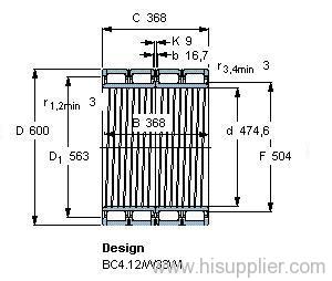 BC4-8000/HA1 bearing